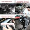 Ferramenta chave de desmontagem de host de áudio interno de carro Volkswagen Audi Ford BMW Ferramenta chave para modificação de CD
