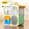 Bolsa Transportadora para Gatos, Mochila Portátil con Ruedas, Caja para Mascotas, Gran Capacidad, Mochila Portátil para Múltiples Gatos, Mochila de Viaje