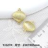 Accesorios de joyería de aleación diy colgante de concha aretes accesorios para el cabello pulsera collar regalo material de decoración colgante