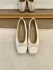 Sapatilhas Femininas Chuyuji Elegantes com Laço Francês 2026 Novo Modelo com Elevação Interna de Altura, Sapatos de Ballet Versáteis e de Estilo Delicado