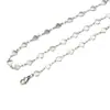 Collar de vieira hecho a mano de acero inoxidable estilo coreano, pulsera de acero de titanio de moda, cadena colgante para joyería, ventas directas de fábrica