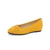 Mocasines de Cuña Rojos Personalizados para Mujer Verano Boca Baja Con Faldas Lazo Zapatos Planos de Ballet Tallas Grandes Zapatos de Mujer