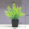 Punto Nuevo Bonsái Plantas de Decoración para el Hogar Pequeños Adornos Flores Artificiales Plantas Verdes Plantas en Maceta Flores Artificiales Fábrica Venta al Por Mayor
