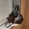 Bolsa tote feminina, grande capacidade, adequada para a primavera, pode ser usada na transversal, nova 2026, bolsa de ombro versátil de alta qualidade, estilo vintage