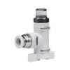 Conector Pneumático Bc8-02/Bl Válvula Comutadora Roscada Reta e Curva Controle de Fluxo de Ar Válvula de Esfera Plug Rápido Resistente à Corrosão