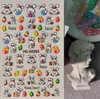 Pegatinas para Uñas Easter Egg 5D en Relieve Conejito de Pascua Tridimensional Pegatinas para Uñas DIY Modelo Hg