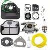 Filtro de ar do carburador Husqvarna 36 41 136 137 141 142 142 C1Q-W29E diafragma