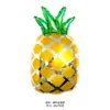 Globo Hawaiano Transfronterizo Hoja de Coco Película de Aluminio Piña Fresa Árbol de Coco Decoración Fiesta Hawaiana de Verano Aluminio