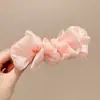 Acessório de cabelo tipo presilha banana grande de alta qualidade estilo coreano, uma luxuosa presilha de cabelo para outono/inverno, novo modelo 2026, elegante presilha vertical para a parte de trás da cabeça, para mulheres