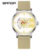 Sanda Reloj de Moda Deportivo Casual Impermeable Luminoso Simple y Ligero Reloj de Cuarzo para Examen Venta al por Mayor de Fábrica