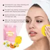Tabletas Limpiadoras de Cúrcuma Eelhope Limpian Suavemente la Piel Facial, Poros, Hidratan, Refrescan, Suavizan e Hidratan la Piel