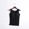 Camiseta deportiva modal transfronteriza para mujer, con tirantes anchos, sin varillas y con copas incorporadas, adecuada para yoga, fitness y como prenda interior.