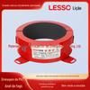 Anel de fogo de plástico conjunto fábrica atacado fivela anel de selo de fogo 110 / 160mm retardador de chama bloqueio anel de fogo padrão nacional