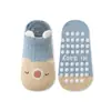 Calcetines Súper Fábrica para Bebé, Estilo Delgado de Verano, Calcetines de Piso para Bebé, Calcetines Antideslizantes con Puntos, Calcetines Cortos de Malla Tipo Barco para Uso en Interiores