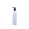Frasco branco com pump 300ml para loção frasco para detergente de lavanderia frasco para shampoo gel de banho plástico para animais de estimação reembalagem