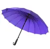 Funda Impermeable Paraguas de Mango Largo para Mujer, Doble Uso para Sol y Lluvia, Varilla Recta, Automático, Uso en Coche, Ampliado, Reforzado, Paraguas para Dos Personas, Protección UV