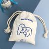 Bolsas de Algodón y Lino con Cordón Hechas a Medida de Fábrica, Bolsas de Almacenamiento Multifuncionales, Bolsas de Almacenamiento de Lona Estampadas con Dibujos Animados