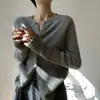 Chaqueta Cardigan de Punto Versátil Estilo Coreano de Lana Sintética para Primavera y Verano, Prenda Interior Chic, Suéter Rayado, Top Estilo Chanel para Mujer
