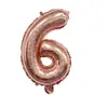 Globos de Papel de Aluminio de 16 Pulgadas, Números Dorados Rosados 0-9, Letras A-Z, Globos para Fiesta de Cumpleaños, Suministros, Decoración, Arreglo