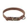 Ginjet Nuevo Collar para Mascotas PU Macaron Collar para Perro Hebilla de Bronce Hebilla Metálica Suministros para Mascotas