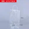 Fabricante Dingzhi Sacos Transparentes de Embalagem de PVC Portáteis Podem Ser Impressos com Logo Sacos de Presente Atacado com Sacos Plásticos