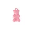 Pendientes de aleación de zinc con forma de oso de dibujos animados de estilo europeo y americano, hechos a mano, accesorios de joyería, colgantes, productos semiacabados, venta al por mayor