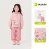 Conjunto de Invierno con Forro de Felpa Dudu's para Niños, Calentador de Dos Piezas para Niñas, Ropa y Pantalones Engrosados para Bebés y Niños