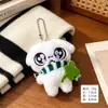 Bufanda de Trébol de Cuatro Hojas Estilo Nuevo, Colgante de Peluche de Perro de Ojos Grandes, Encanto para Bolso Lindo, Llavero Muñeco de Peluche Venta al por Mayor