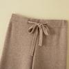 Pantalones Nube de Cachemira Pantalones de Lana Pantalones Tejidos para Mujer Otoño e Invierno Pantalones de Abuelita Pequeños Pantalones de Lana Pantalones de Pierna Ancha Pantalones de Arroz Glutinoso