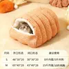 Nido para mascotas, nido cálido para gatos para todas las estaciones, nido de invierno para gatos, nido para perros, suministros universales para todas las estaciones, cama cerrada para gatos, extraíble y lavable
