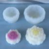 Molde de Silicona para Pastel Mousse de Rosa Hibisco Estilo Chino Molde DIY para Pastelitos de Loto y Frijol Mungo y Molinillo de Silicona para Frutas
