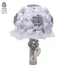 Flor de simulación de lujo Flor de pedrería con anillo flor para sostener como regalo novia pedrería sosteniendo flor regalo boutique