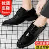 Zapatos de cuero para hombre cuero suave suela blanda negocios casual zapatos de hombre trabajo seguridad trabajo zapatos de papá al por mayor una generación de pelo