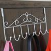 Gancho Detrás de la Puerta, Colgante de Puerta Sin Clavos, Colgador de Ropa en la Puerta, Gancho para Ropa de Baño Sin Marcas, Sin Perforaciones, Gancho Creativo para Ropa y Sombreros