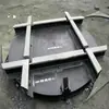 Plataforma Giratória de Trilho para Carrinho de Mina 600mm de Bitola Plataforma Giratória Elétrica de Trilho Girador de Trilho para Carrinho de Mina Plataforma Giratória com Chave Hidráulica