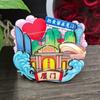 Atracciones de Xiamen Templo Putuo Turismo Universidad de Xiamen Regalos Pegatinas para refrigerador Gulangyu Regalos creativos de madera Culturales y creativos