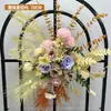 Flores de Boda, Flores de Eucalipto, Decoraciones para Pasillo, Flores Colgantes, Macetas Colgantes de Flores para Colgar en Tablero Kt de Fondo, Flores Decorativas para Área de Bienvenida