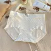 Calcinhas de Algodão Plus Size de Cintura Alta para Mulheres, Forro 100% Algodão Antibacteriano, para Mulheres Plus Size, Alta Elasticidade, Respirável, Sem Costura, Tanga Esportiva Feminina