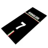 Toalla de Baño Grande para Aficionados del Real Madrid, Toalla de Fútbol Absorbente, Toalla de Playa de París, Recuerdo de la Juventus, Toalla de Sudor del Milan, AC Milán
