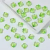 Novo Estilo Cristal de Vidro Trevo de Quatro Folhas Contas com Furo Reto Acessórios para Joias Artesanais DIY Pulseira Colar Materiais de Contas Soltas