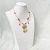 Venta al por mayor de fábrica Nuevo estilo chino Simple Falda Cara de Caballo Accesorios Joyería de Estilo Nacional para Niños Estilo Antiguo Corto Suave Collar