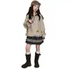 Suéter cárdigan de otoño para niña 2026 Nuevo estilo coreano Chic Moda Top Chaqueta de punto de otoño/invierno para niña Moderna