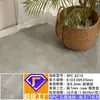 Mat Silencioso 5+1mm SPC Pedra Cristal Espaço Comercial Painel Quadrado Padrão Pedra Cinza Cimento Resistente ao Desgaste PVC Encaixável Pedra Plástico Piso