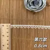 Ventas Directas de Fábrica Accesorios de Encaje DIY de un Solo Lado Lolita Calado Poliéster Pequeña Etiqueta de Código de Barras Bordado por Computadora
