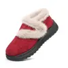 Zapatos Casuales de Invierno Nuevos para Mujer con Terciopelo Grueso Zapatos de Algodón Casuales Zapatos de Tela del Viejo Pekín Suela Suave Cálidos Versátiles Zapatos para Mamá