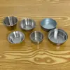 Aço Inoxidável 304 Copo Coreano Prato para Molho Condimento Molho de Salada Ocidental Copo Pequeno Pimenta do Reino Mostarda Prato para Mergulhar Utensílios de Mesa Transfronteiriços