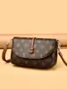 Bolso de mujer de alta gama transfronterizo 2026 nuevo bolso de moda para mamá estampado retro bolso cuadrado pequeño versátil bolso de hombro cruzado