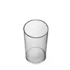 Vaso Cilíndrico Recto de Vidrio de Borosilicato Alto para Cafetería, Bar, Jugo, Bebida, Té, Resistente a Altas Temperaturas, 200 ml