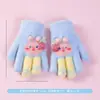 Ruiya Selecciona Cuidadosamente Guantes Infantiles de Cinco Dedos, Guantes Cálidos de Invierno para Niños y Niñas, Guantes de Felpa con Dibujos Animados para Niños Mayores