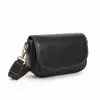 Bolso Cruzado Retro Transfronterizo para Mujer de Piel Genuina de Gama Alta Casual Versátil Bolso Mensajero con Solapa y Hebilla Magnética Bolso Pequeño Cuadrado de Hombro Único